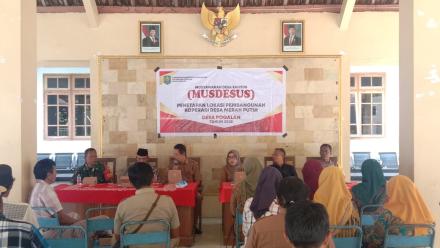 MUSDESUS PENETAPAN LOKASI KOPERASI DESA MERAH PUTIH DESA POGALAN TAHUN 2025